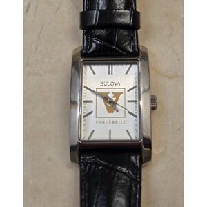 Bulova Tank Vanderbilt Collegiate Watch New Battery